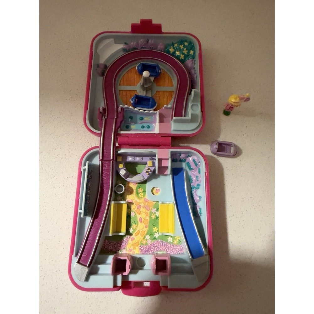 Polly Pocket Polly World Fun Fair Amusement Park Vintage 1989 Bluebird Pollywood